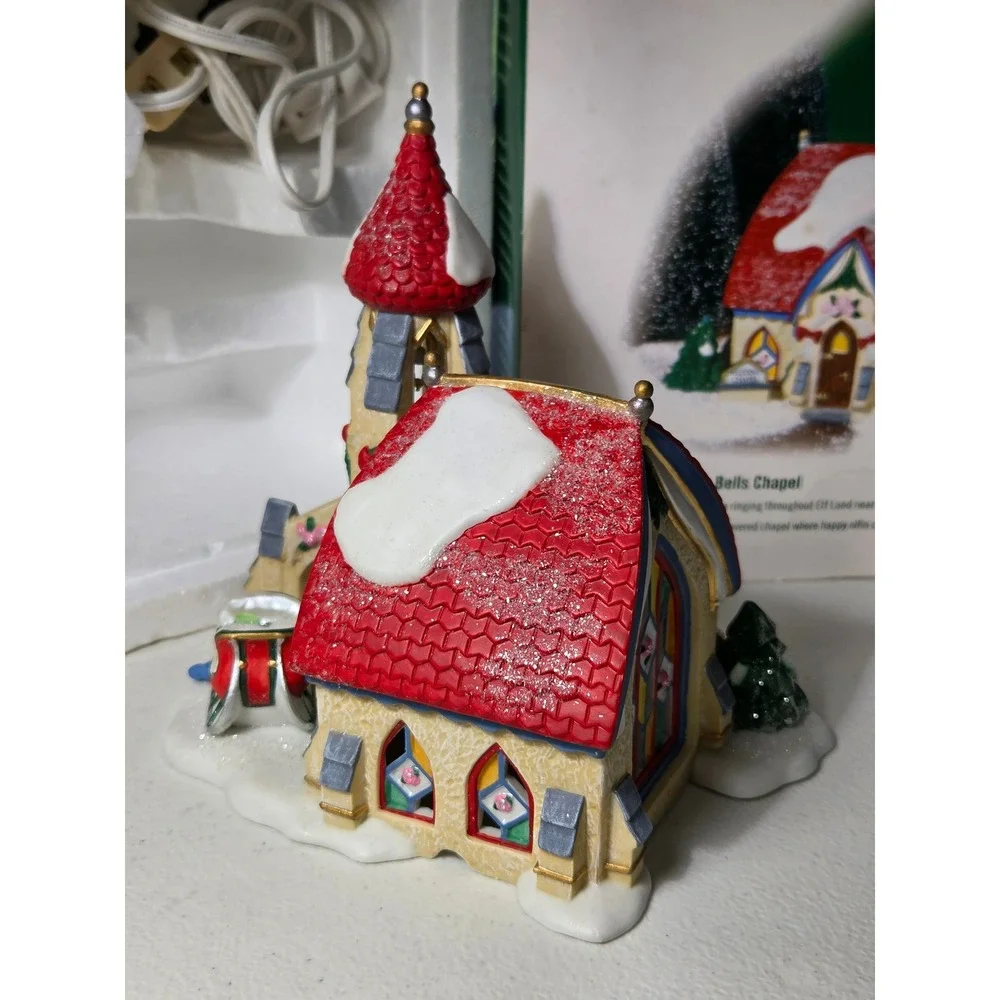 Dept 56 North Pole Series Elf Land Wedding Bells Chapel Christmas Village